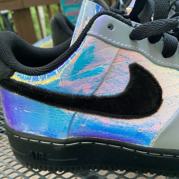 Nike Air Force 1 Comfort Premium Low Hologram Iridescent Size 9.5 - 579941101 main image 5